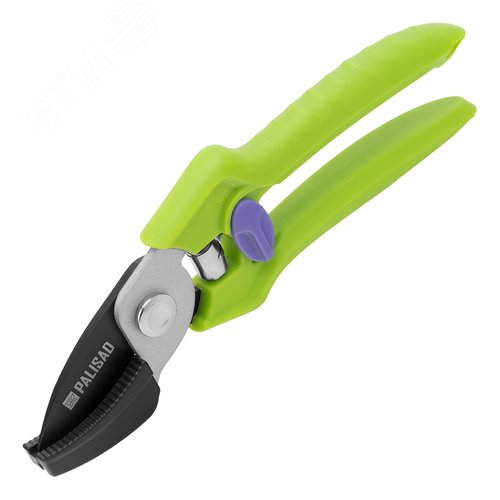 Секатор с наковальней, 190 мм, пластиковые рукоятки - фото 1