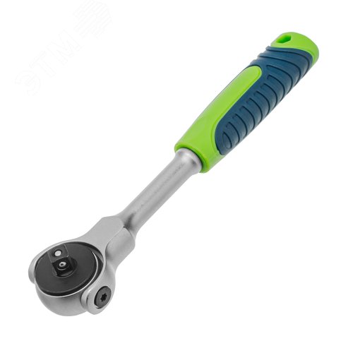 Ключ-трещотка 1/4, 72 зуба, поворотная голова, с быстрым сбросом - фото 2