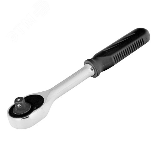 Ключ-трещотка 3/8, 45 зубьев, с быстрым сбросом, CrV, хром - фото 2