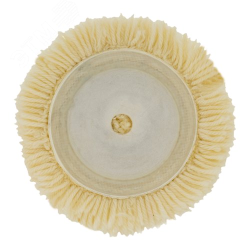 Насадка полировальная под липучку, 125 мм, плетеная шерстяная нить - фото 2