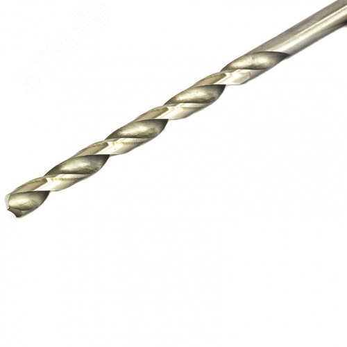 Сверло по металлу, 6,0 х 139 мм, полированное, удл., HSS, 10 шт. цил. хв. - фото 2