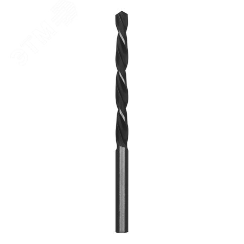 Сверло по металлу, 5,0 мм, быстрорежущая сталь, 10 шт. цилиндрический хвостовик - фото 2