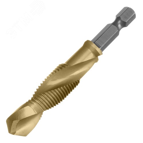 Сверло-метчик М12 х 1,25 мм, Р6М5 - фото 1