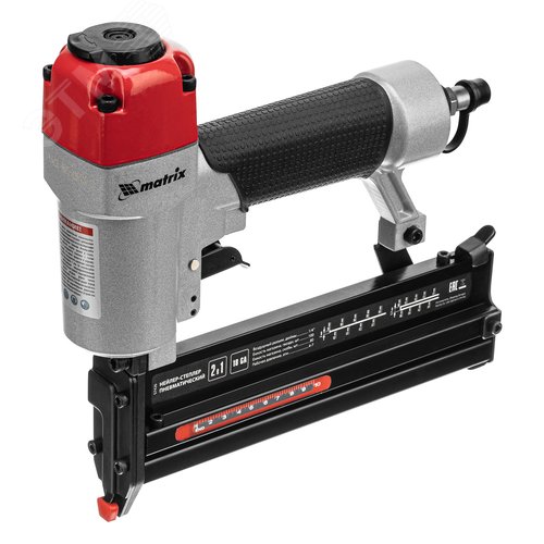 Изображение товара Нейлер-степлер пневматический 2 в 1, гвозди 18GA длина 10-50 мм, скобы 18GA длина 25-41 (шт)