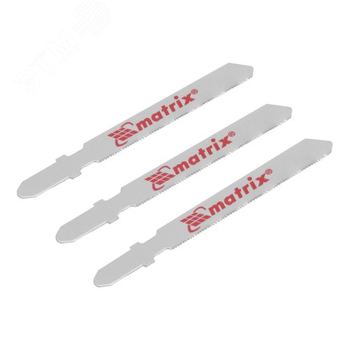 Изображение товара Полотна для электролобзика по металлу, 3 шт., 50 х 0,8мм, HSS, EU- хвостовик (шт)