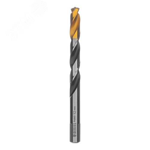 Сверло спиральное по металлу 12 x 151мм, Р6М5, Golden Tip, многогранная заточка - фото 2