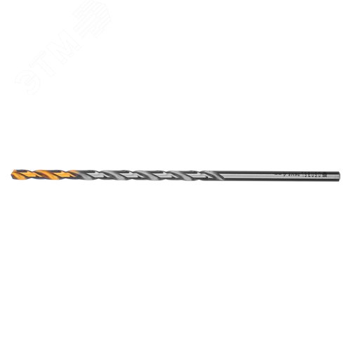 Сверло спиральное по металлу 4 х 119 мм, Р6М5, Golden Tip, удлиненное - фото 2