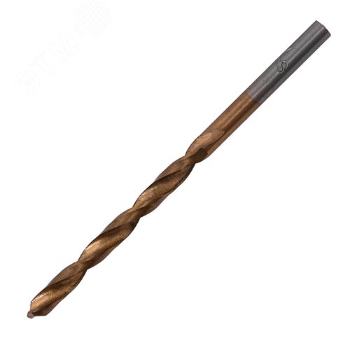 Изображение товара Сверло по металлу, 4 мм, HSS, нитридтитановое покрытие, цилиндрический хвостовик (шт)