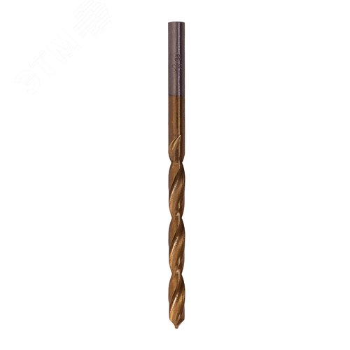 Сверло по металлу, 4,8 мм, HSS, нитридтитановое покрытие, цилиндрический хвостовик - фото 2