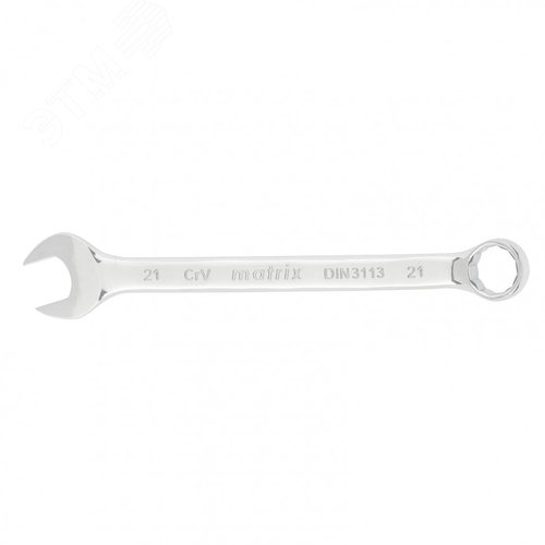 Изображение товара Ключ комбинированный, 21 мм, CrV, полированный хром (шт)