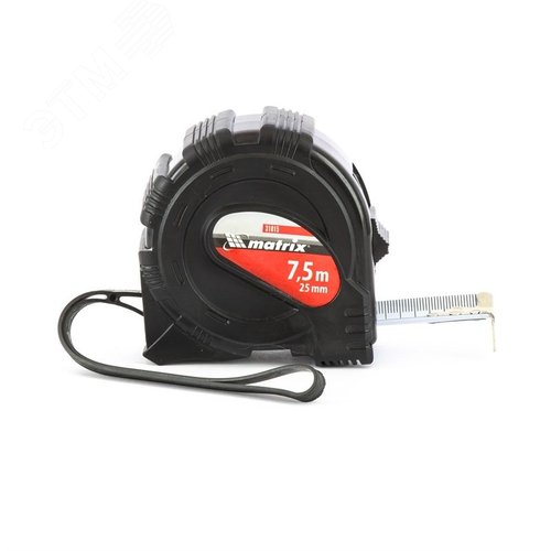 Изображение товара Рулетка Black, 7,5 м х 25 мм, обрезиненный корпус (шт)