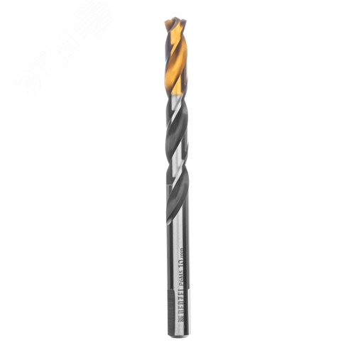 Сверло спиральное по металлу 10 x 133мм, Р6М5, Golden Tip, многогранная заточка - фото 2