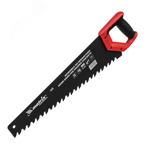 Изображение товара Ножовка по пенобетону, 500 мм, защ.покр., твердосплавные напайки на зубья, 2-х комп. рук-ка (шт)