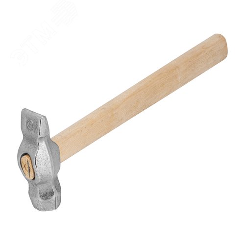 Изображение товара Молоток слесарный, 800 г, круглый боек, деревянная рукоятка (шт)