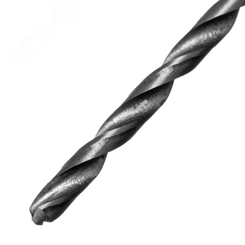 Сверло по металлу, 4,0 мм, полированное, HSS, 10 шт. цилиндрический хвостовик - фото 2