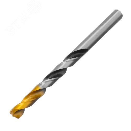 Сверло спиральное по металлу 8 x 117мм, Р6М5, Golden Tip, многогранная заточка - фото 1