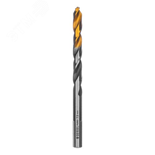 Сверло спиральное по металлу 7,5 x 109мм, Р6М5, Golden Tip, многогранная заточка - фото 2