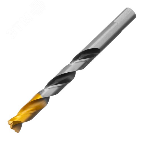 Сверло спиральное по металлу 12 x 151мм, Р6М5, Golden Tip, многогранная заточка - фото 1