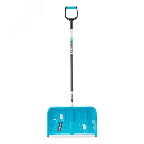 Лопата-скрепер для уборки снега,полипропилен,550х340х1450 мм,алюминиевый черенок,ПВХ, LUXE - фото 2