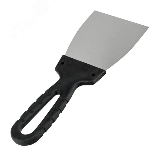Шпательная лопатка из нержавеющей стали, 80 мм, пластмассовая ручка//Sparta - фото 2