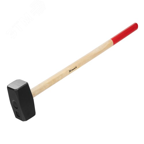 Изображение товара Кувалда, 8000 г, кованая головка, деревянная рукоятка 900 мм (шт)