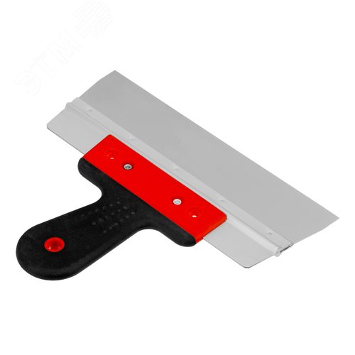 Шпатель фасадный из нержавеющей стали, 250 мм, узкое полотно, 2-комп. ручка - фото 2