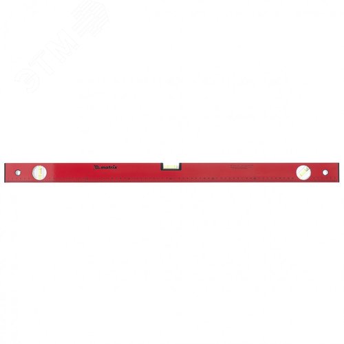 Изображение товара Уровень алюминиевый, 800 мм, 3 глазка, красный, линейка (шт)