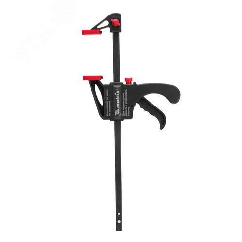 Изображение товара Струбцина универсальная, быстрозажимная, F-образная, 200 х 315 х 45 мм, пластиковый корпус (шт)