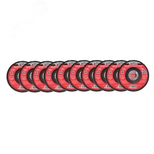 Круг лепестковый торцевой, P 24, 125 х 22,2 мм - фото 3