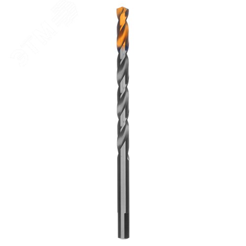 Сверло спиральное по металлу 10 х 184 мм, Р6М5, Golden Tip, удлиненное - фото 2