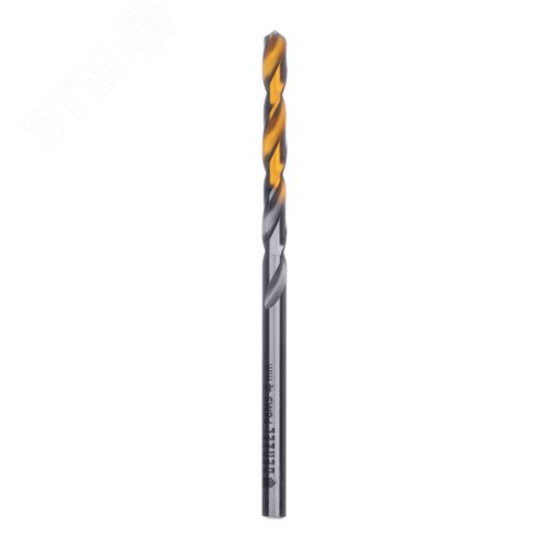 Сверло спиральное по металлу 4 x 75мм, Р6М5, Golden Tip - фото 2