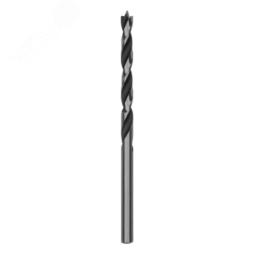 Сверло по дереву, 4 х 75 мм, цилиндрический хвостовик - фото 2