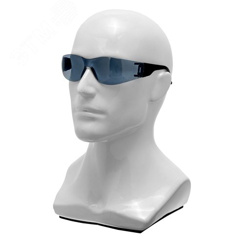 Изображение товара Очки защитные открытые, поликарбонатные, затемненные ОЧК203 (0-13023) (шт)