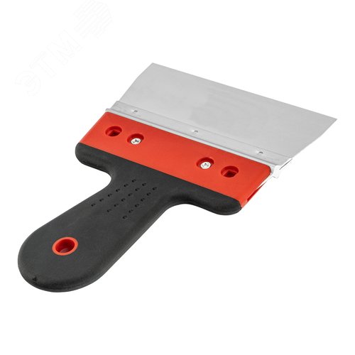 Шпатель фасадный из нержавеющей стали, 150 мм, узкое полотно, 2-комп. ручка - фото 2