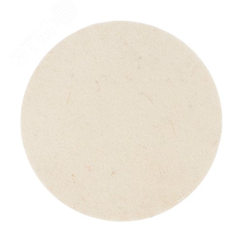 Изображение товара Диск полировальный из натурального войлока, 'под липучку' 125 х 7 мм (шт)