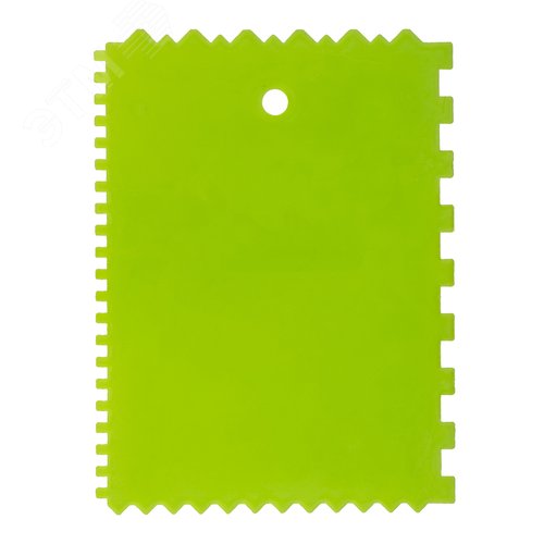 Шпатель для клея, пластмассовый, 130х170 мм, зубчатый - фото 2