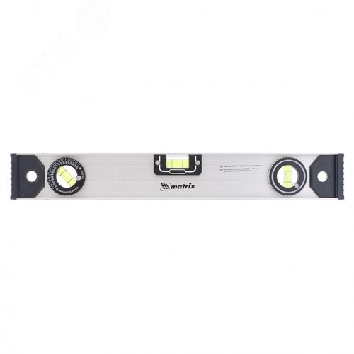 Изображение товара Уровень алюминиевый 'Рельс', 400 мм, 3 глазка (1 поворотный) (шт)