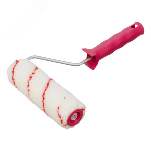 Изображение товара Валик в сборе НЕЙЛОН, 180 мм, ворс 9 мм, D 36 мм, D ручки 6 мм (шт)