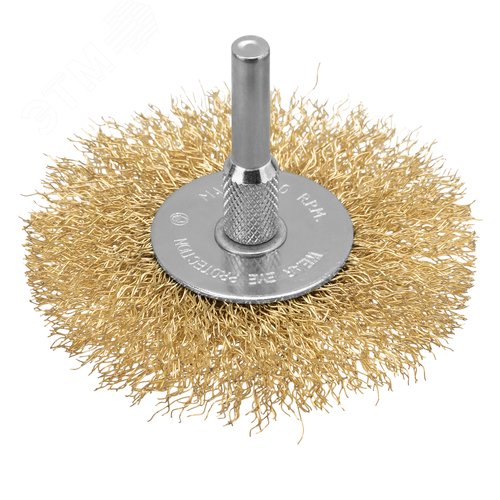 Набор щеток для дрели, 5 шт., 5 Плоских 25-38-50-63-75 мм, со шпильками - фото 2