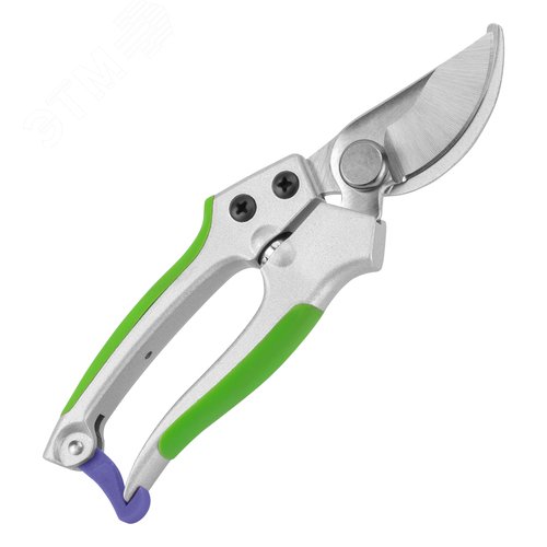 Секатор прямого реза, 180 мм, металлические обрезиненные рукоятки - фото 2