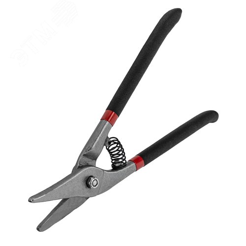 Ножницы по металлу, 250 мм, для фигурного реза, обливные рукоятки - фото 2