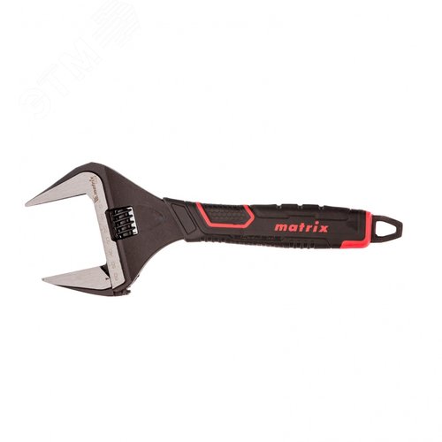 Изображение товара Ключ разводной, тонкие губки, фосфатированный, 2-х комп рукоятка, 300 мм, CrV, PRO (шт)