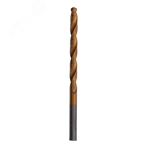 Сверло по металлу, 4,2 мм, HSS, нитридтитановое покрытие, цилиндрический хвостовик - фото 2