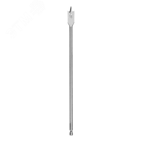 Сверло по дереву перовое удлиненное, 16 х 300 мм, 6-гранный хвостовик - фото 2