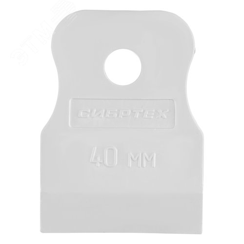 Шпатель, белая резина, 40 мм Россия - фото 2