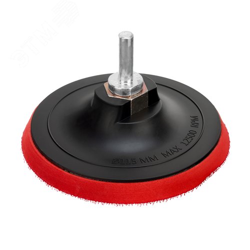 Изображение товара Насадка для дрели и УШМ с липучкой, 115 мм (шт)