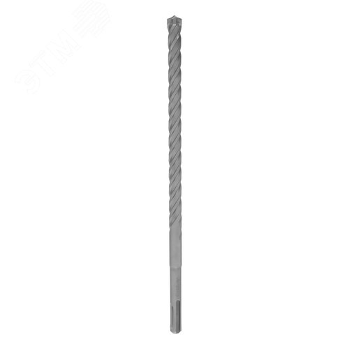 Бур по бетону, цельная крестовая пластина, 12x265 мм, SDS PLUS - фото 2