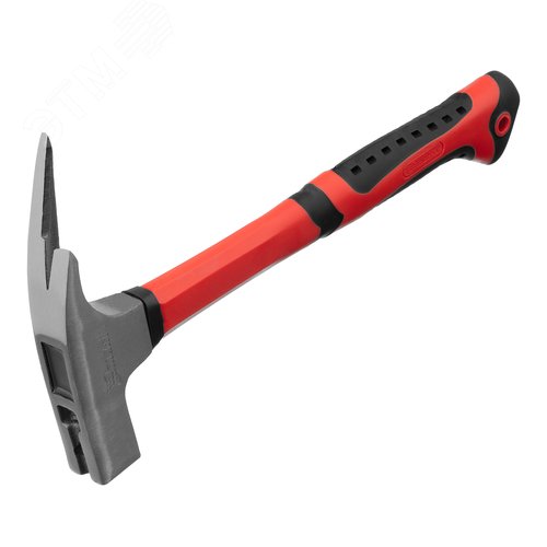 Изображение товара Молоток кровельщика, 600 г, фибергласовая обрезиненная рукоятка (шт)