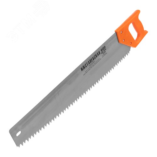 Изображение товара Ножовка по дереву, 600 мм, шаг зубьев 12 мм, пластиковая рукоятка (Ижевск) (шт)