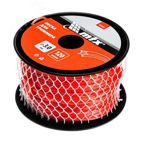 Леска для триммера звезда 3,0 мм х 120 м, на катушке - фото 2